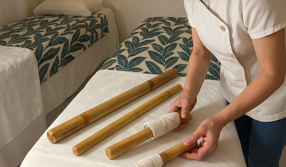 Bamboo Massage Treatment Therapist in Bath Teresa Migliaccio