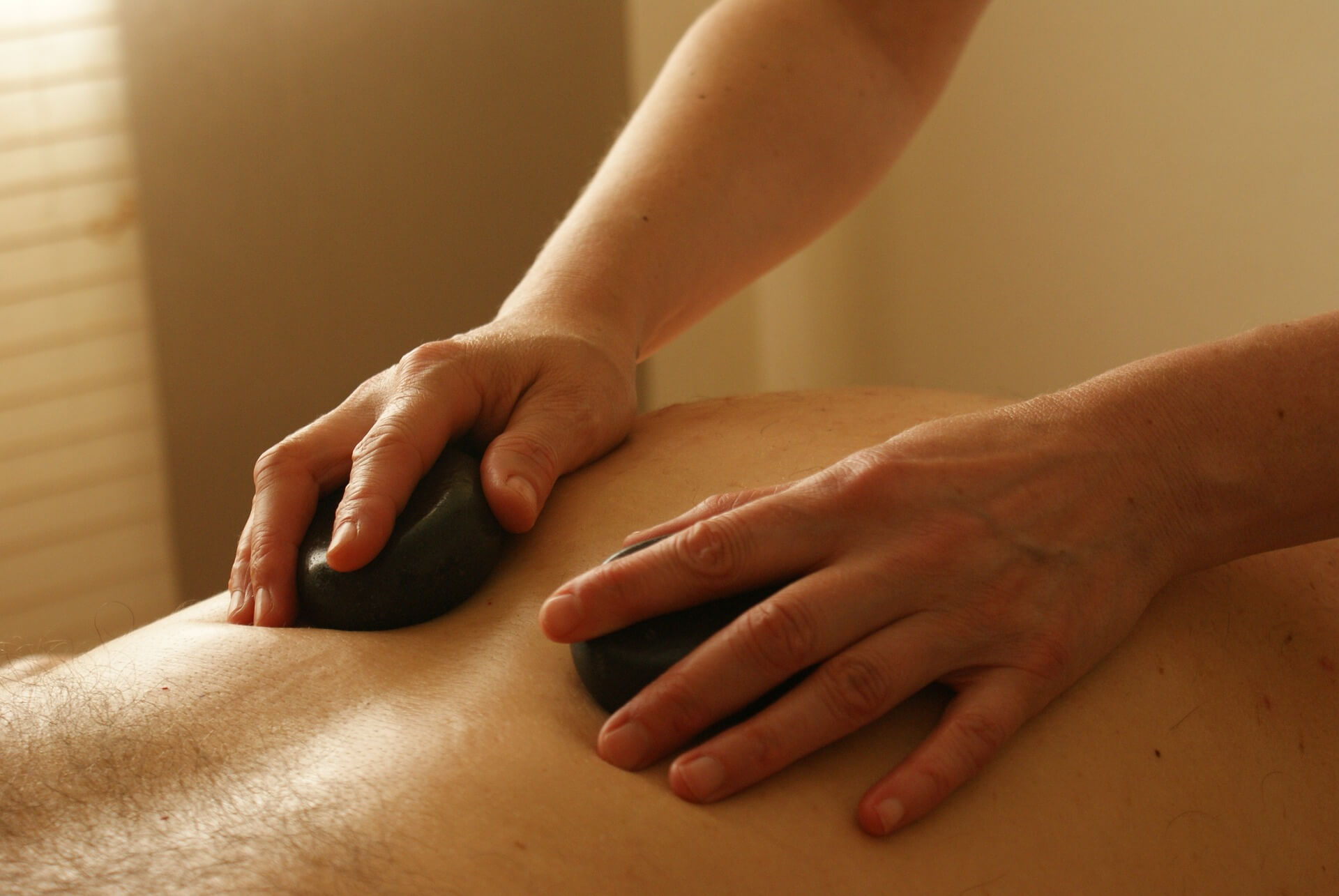 Hot Stone Massage Treatment Therapist in Bath Teresa Migliaccio