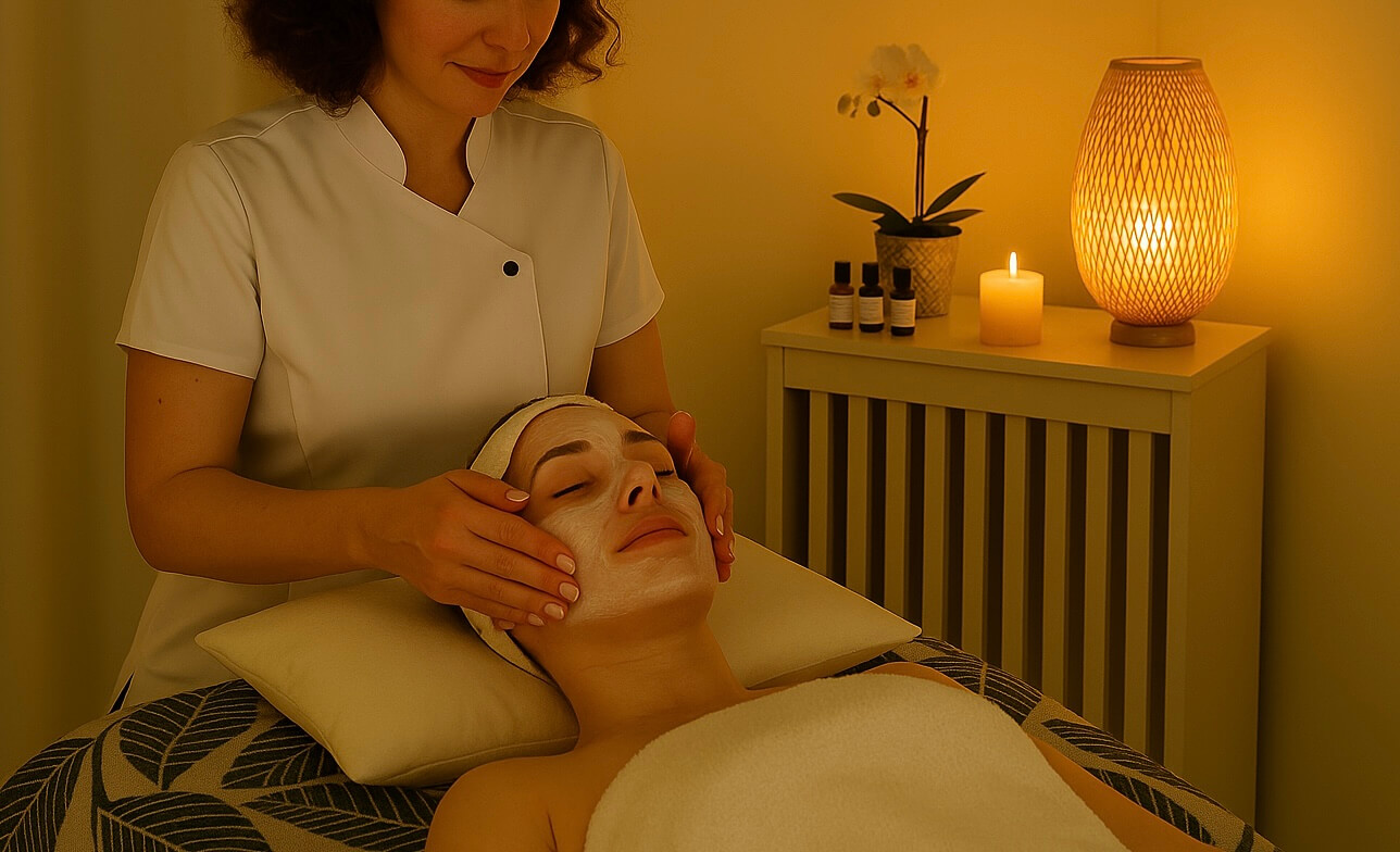 Facial Treatment Massage in Bath by Professional Therapist Teresa Migliaccio